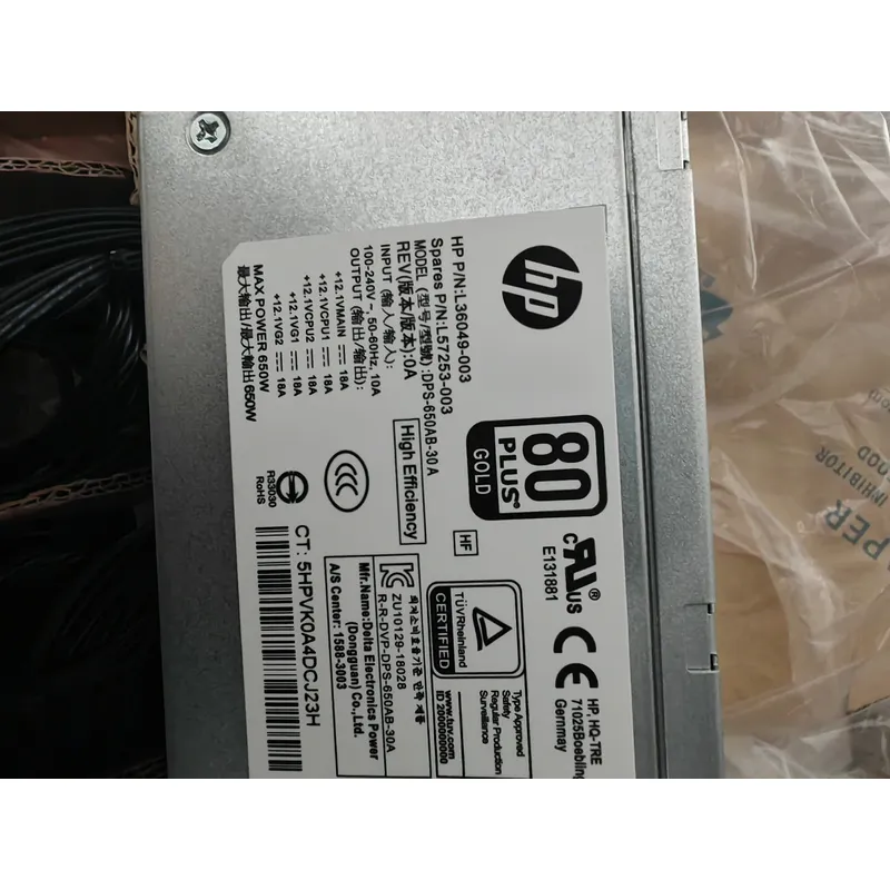 Power Supply 650W - Yeni Orijinal 650W HP DPS Güç