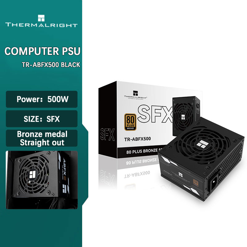Power Supply 650W - Thermalright TR-ABFX500 Siyah SFX Bronz Madalya