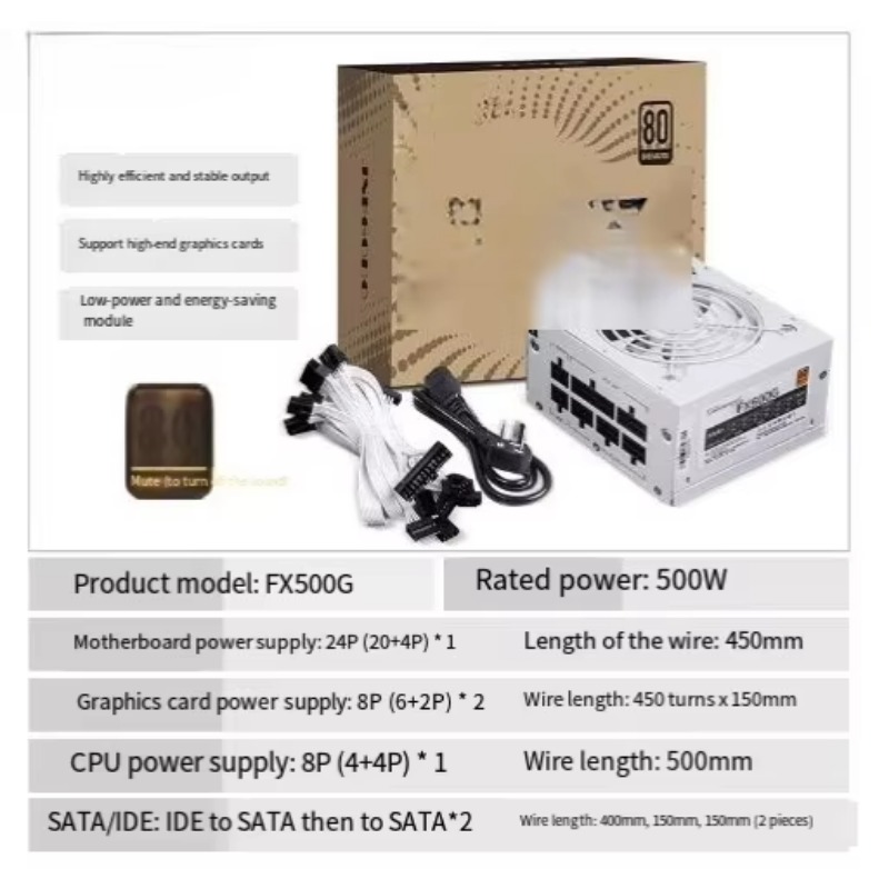 Sfx Modular Power Supply 850W Gold - Stokta 750W/850W SFX Güç Kaynağı 80