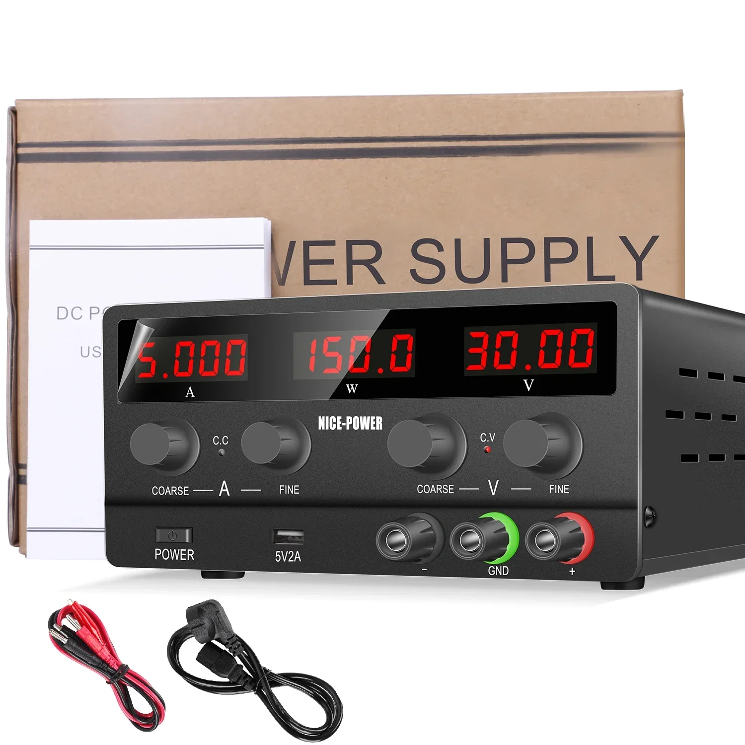 Smps Power Supply - 30V 5A 150W DC Güç Kaynağı