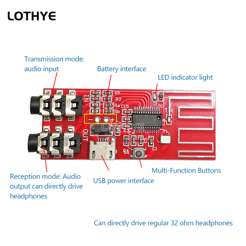 Modular Power Supply - Bluetooth 5.0 Stereo Bluetooth Verici /