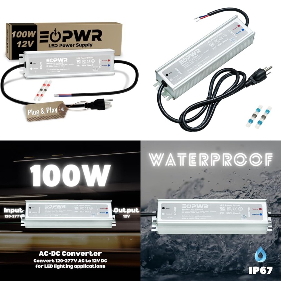 Ac Power Supply - LED Sürücü Su Geçirmez IP67 Güç