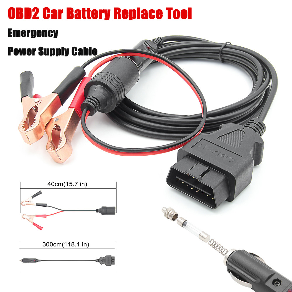 Power Supply Tester - OBD2 otomobil aküsü teşhis araçları yerine