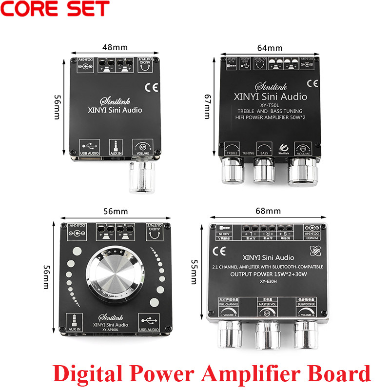 Modular Power Supply - Stereo dijital güç amplifikatörü kurulu Bluetooth