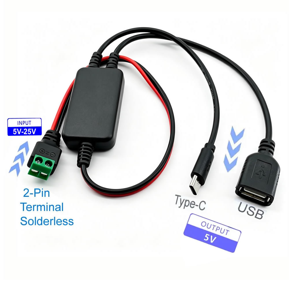 12V/24V - 5V Dönüştürücü DC-DC - Modular Power Supply incelemesi ve fiyatı