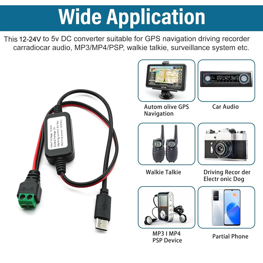 12V/24V - 5V Dönüştürücü DC-DC - Modular Power Supply incelemesi ve fiyatı