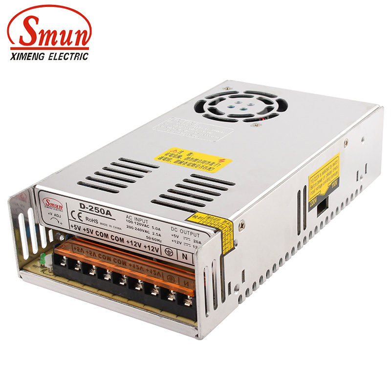 SMUN D-250A 250W 5V 12V çift ç - Smps Power Supply incelemesi ve fiyatı