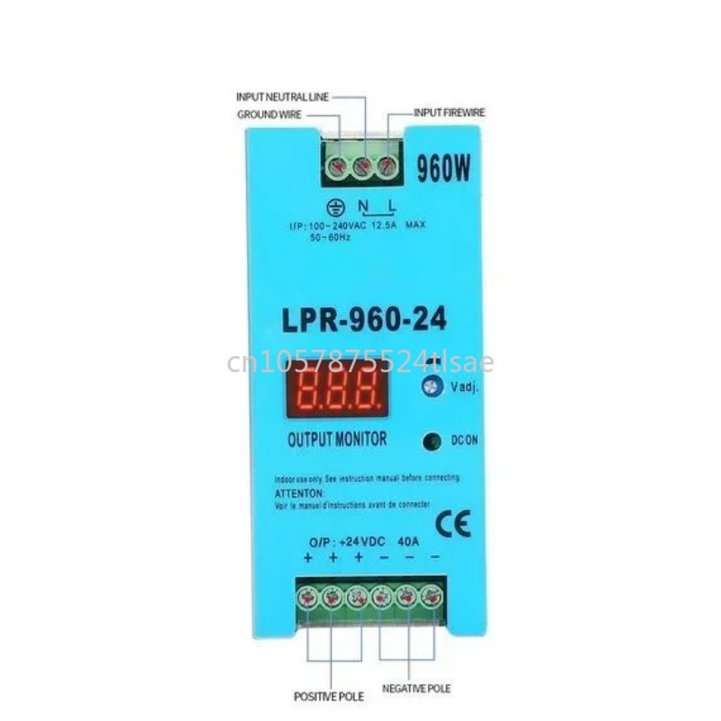 SMPS LPR-960-24: Tek Çıkışlı,  - Smps Power Supply incelemesi ve fiyatı