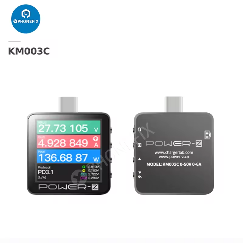 POWER-Z KM003C KT002 KM001 tip - Power Supply Tester incelemesi ve fiyatı