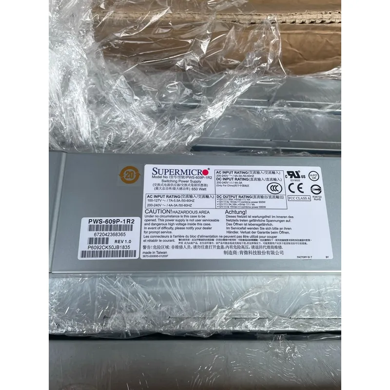 Supermicro PWS-609P-1R2 650W S - Power Supply 650W incelemesi ve fiyatı