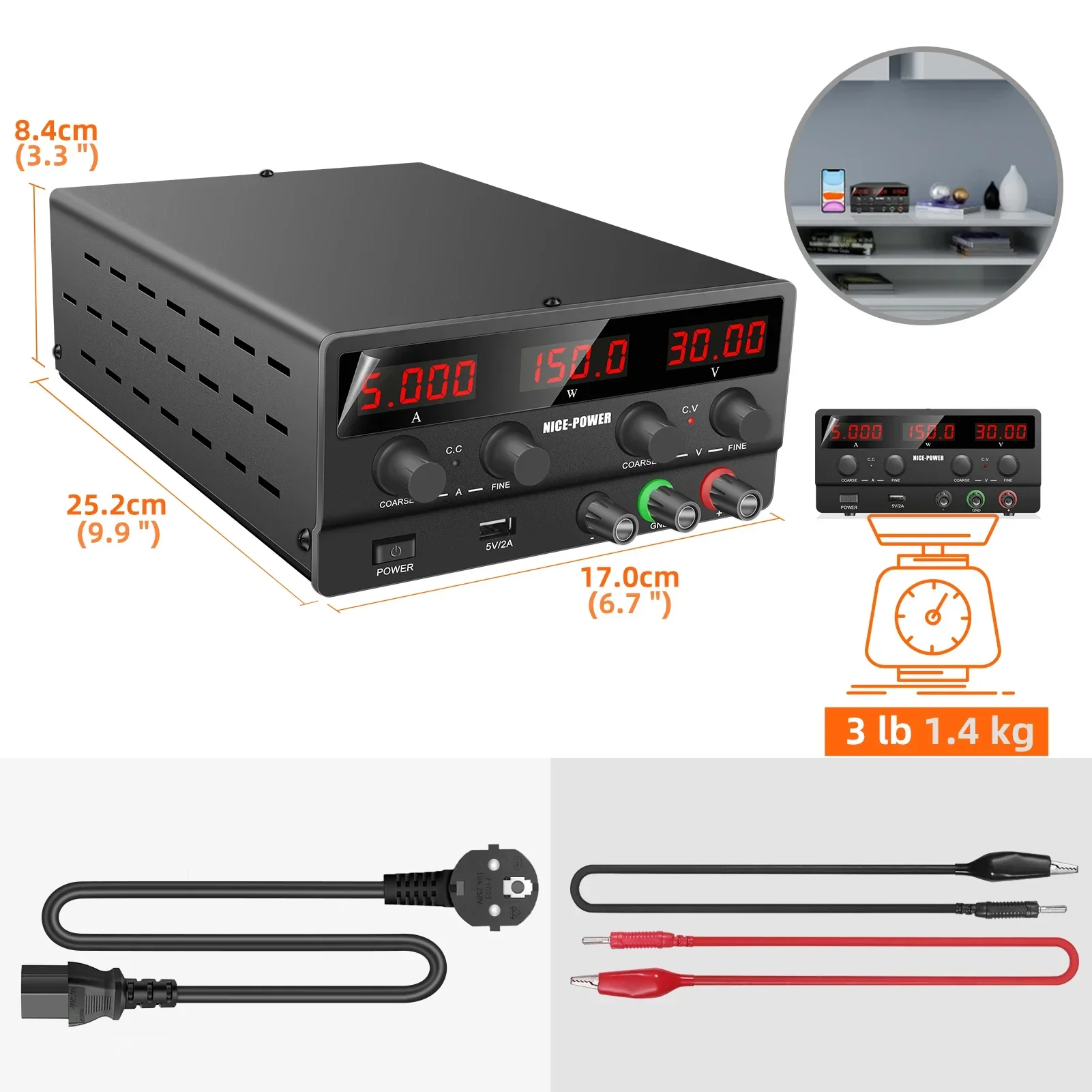 30V 5A 150W DC Güç Kaynağı NIC - Smps Power Supply incelemesi ve fiyatı
