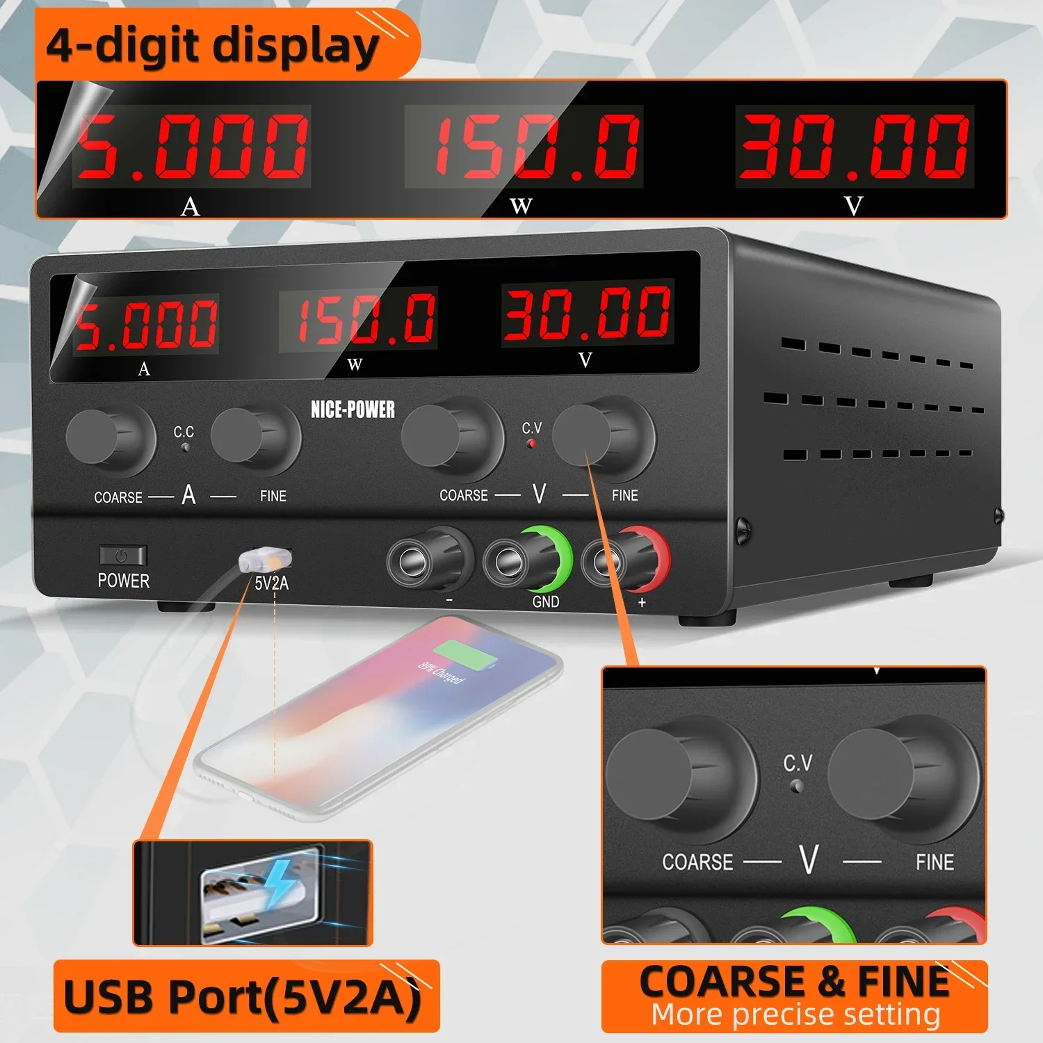 30V 5A 150W DC Güç Kaynağı NIC - Smps Power Supply incelemesi ve fiyatı