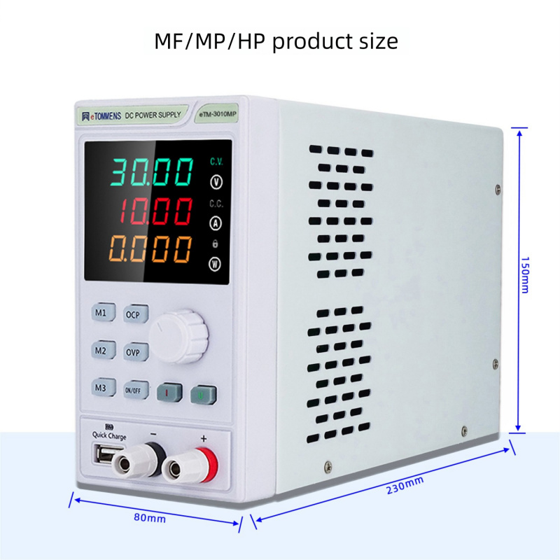 300W ETM-3010MF 30V10A 4-bit L - Smps Power Supply incelemesi ve fiyatı