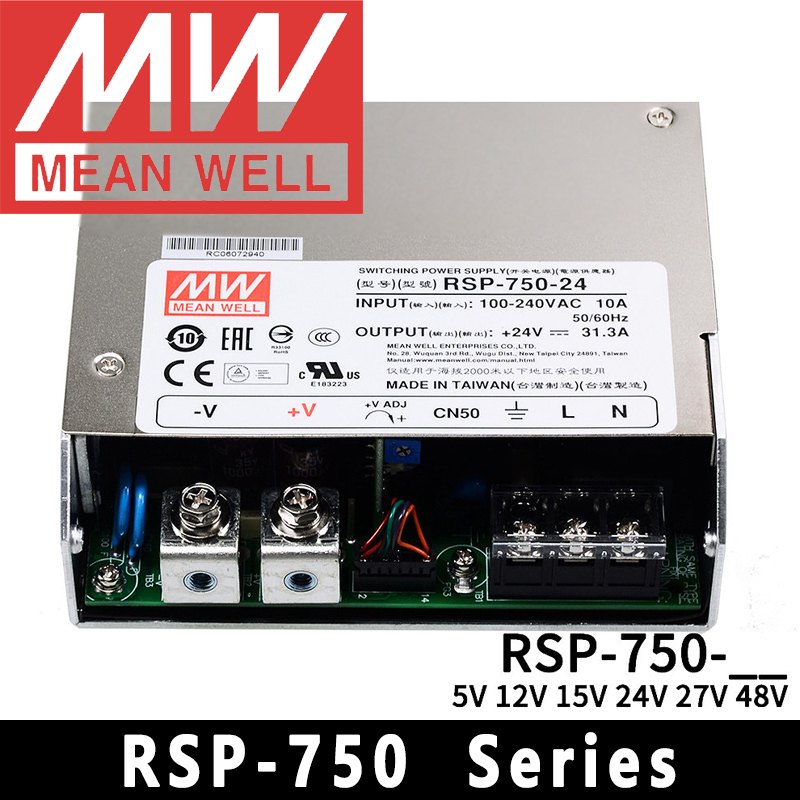 Mean Well RSP-750-5/12/15/24/2 - Power Supply 750W incelemesi ve fiyatı