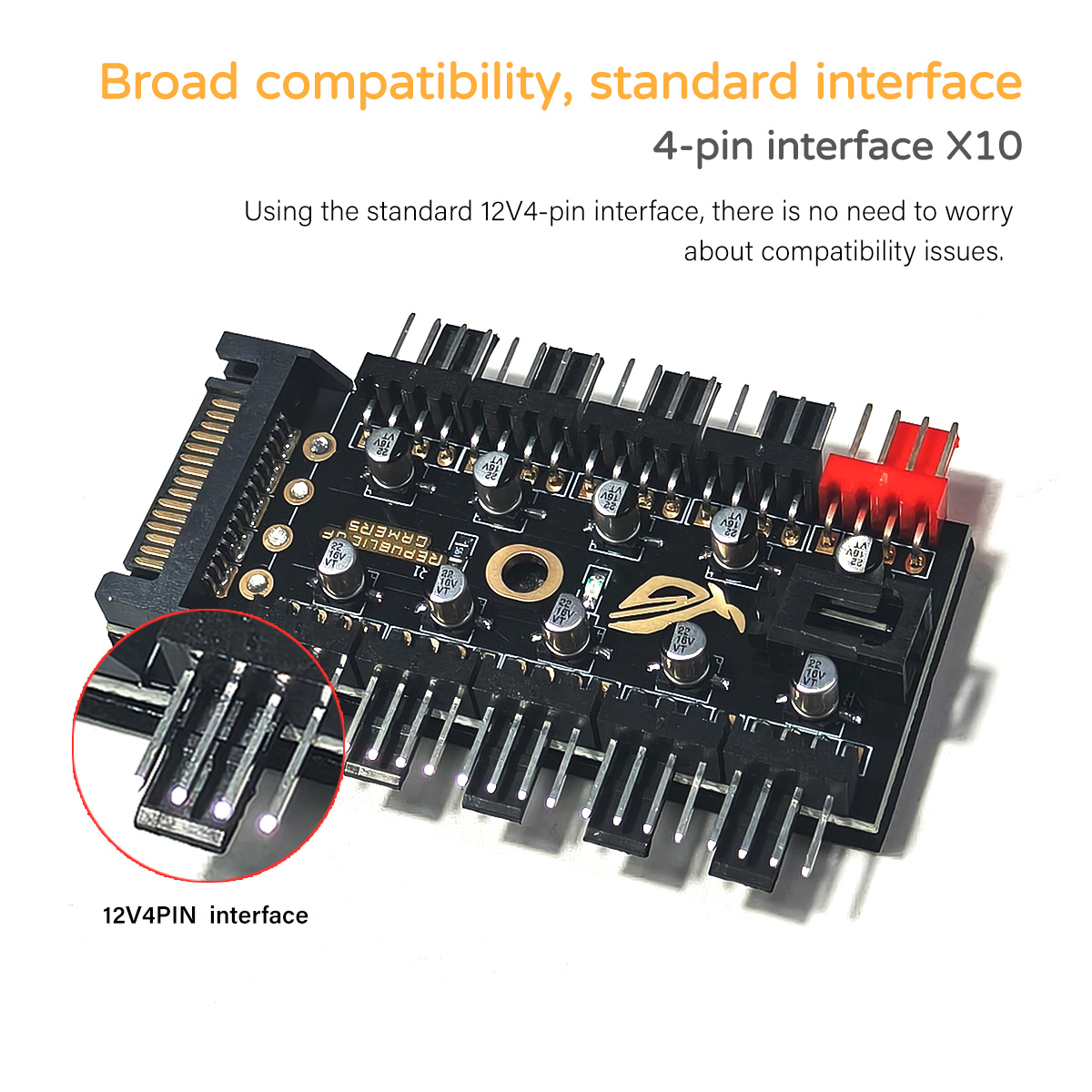 12V 4-Pin PWM Fan Kontrol Ciha - Pc Power Supply incelemesi ve fiyatı