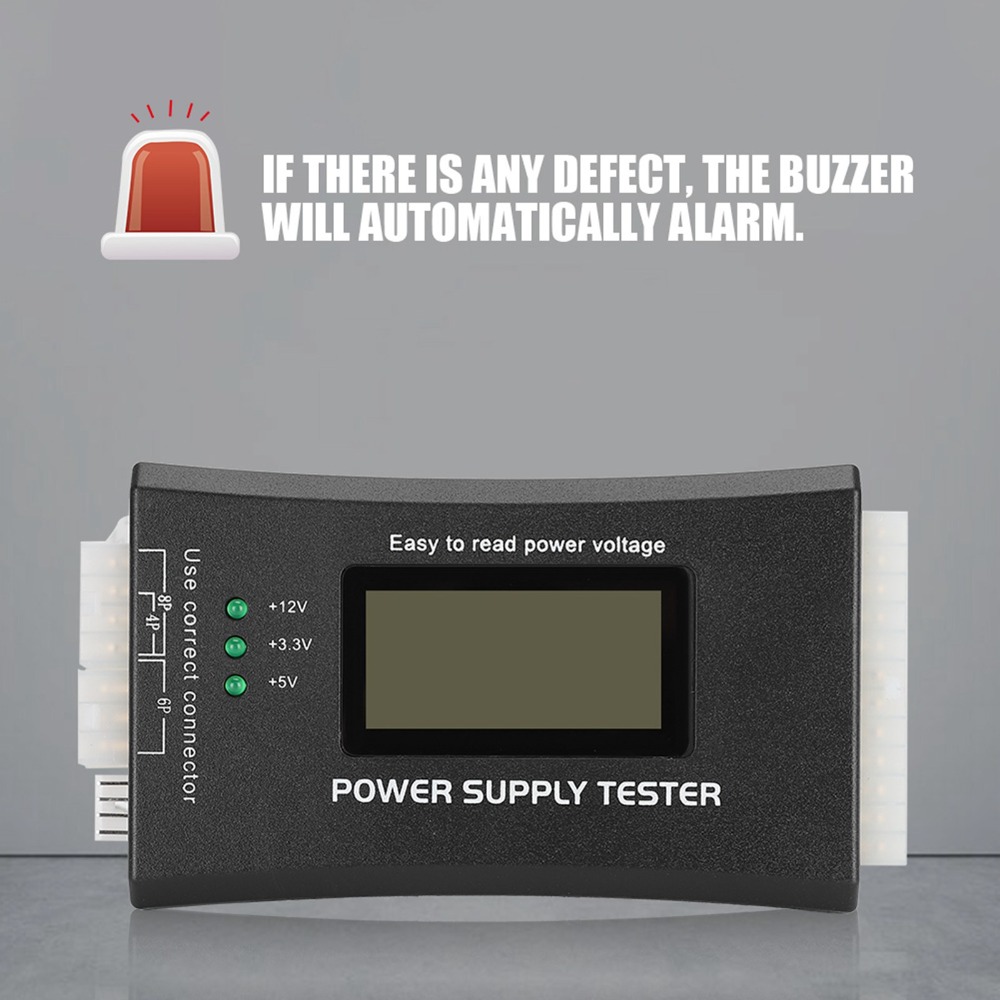 LCD Ekran ATX Güç Kaynağı Test - Power Supply Tester incelemesi ve fiyatı