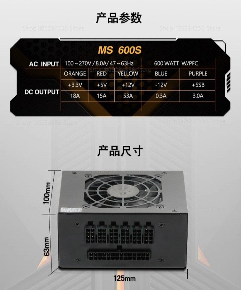 Modüler SFX PSU 80 Plus Gold 5 - Sfx Modular Power Supply 850W Gold incelemesi ve fiyatı