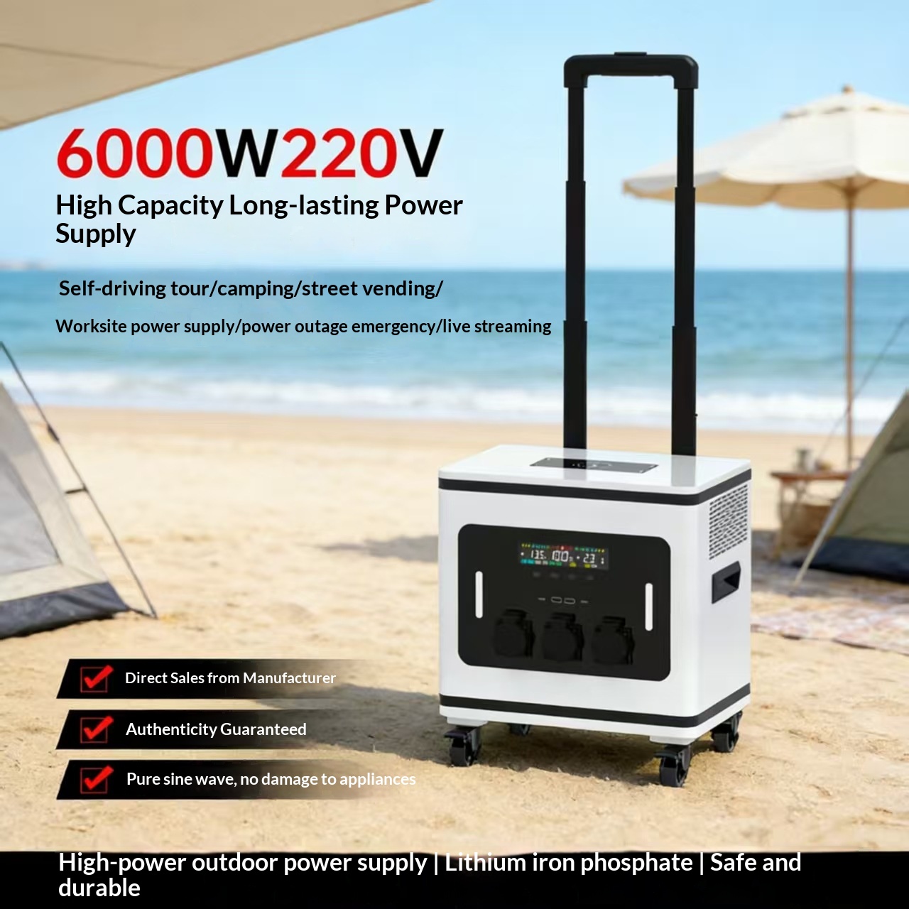 Lityum İyon Pil Dış Mekan Mobi - Power Supply incelemesi ve fiyatı