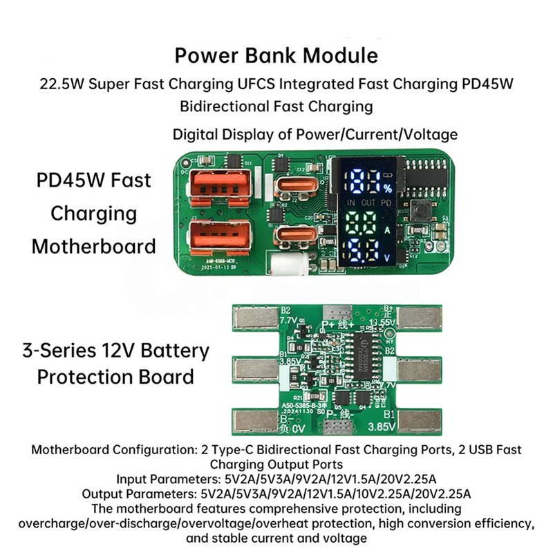 ABKN-DIY Şarj Modülü PD45W 3S  - Modular Power Supply incelemesi ve fiyatı