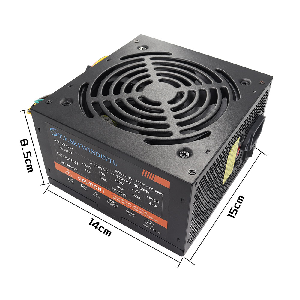 Ucuz 500W Siyah ATX Masaüstü O - Power Supply 650W incelemesi ve fiyatı