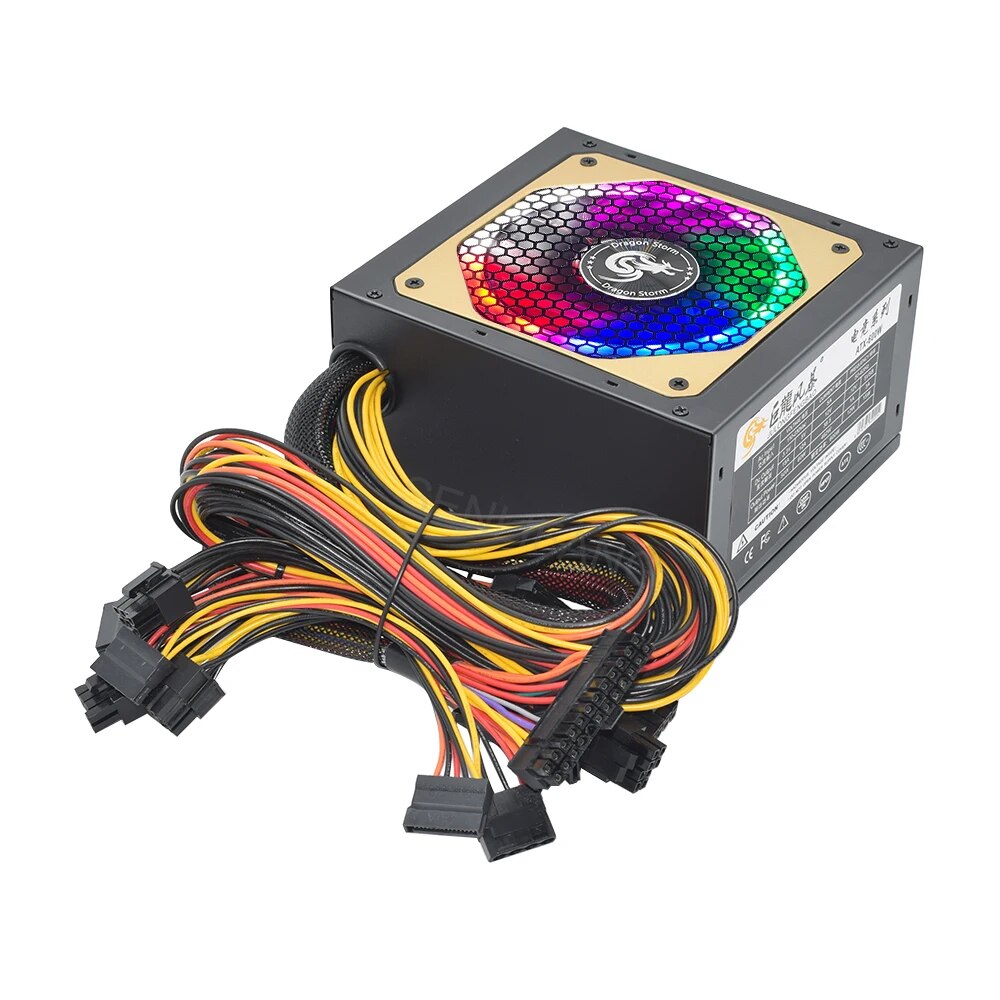 ATX 400W 600W 110-230V RGB 12V - Power Supply 650W incelemesi ve fiyatı