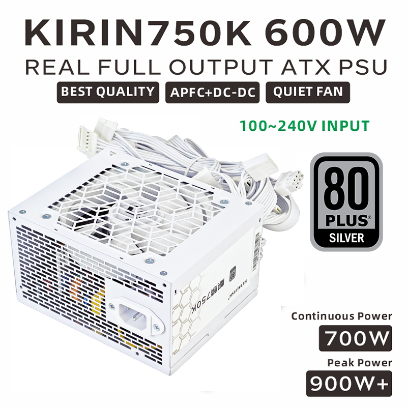 METALFISH KIRIN750K Beyaz Kasa - Power Supply 650W incelemesi ve fiyatı