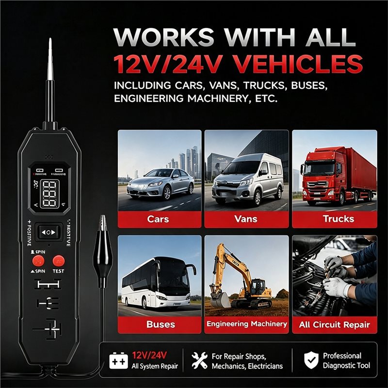 YENİ-Otomotiv Röle Test Cihazı - Power Supply Tester incelemesi ve fiyatı