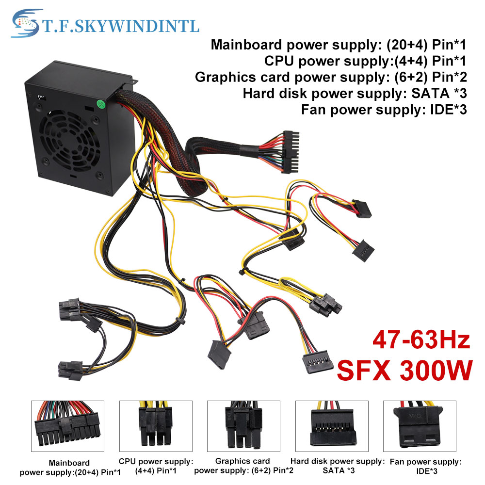 T.F.SKYWINDINTL 300W SFX güç k - Power Supply 650W incelemesi ve fiyatı