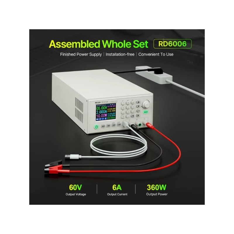 RD RD6006 Montajlı Set AC'den  - Ac Power Supply incelemesi ve fiyatı