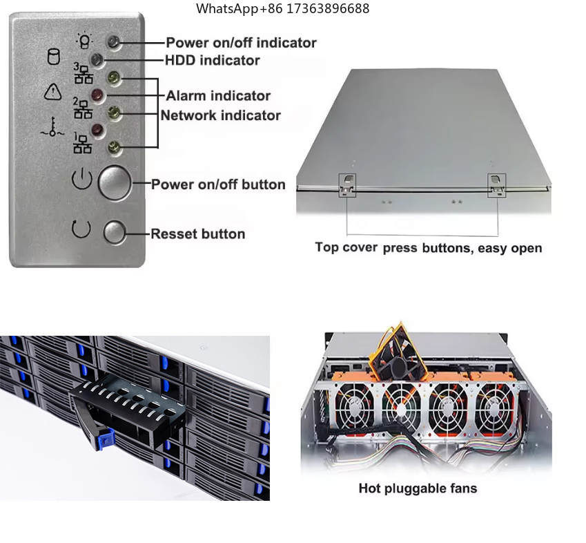 4U Raf Tipi Sunucu Kasası 24 S - Server Power Supply incelemesi ve fiyatı