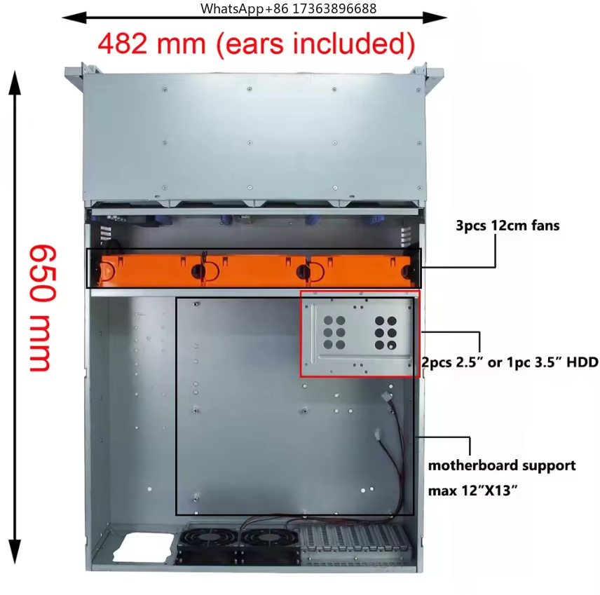 4U Raf Tipi Sunucu Kasası 24 S - Server Power Supply incelemesi ve fiyatı